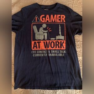 Gamer At Work Graphic T-Shirt